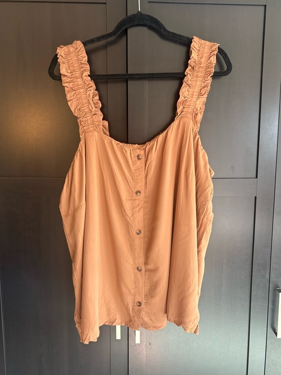 Dex Tops - Dex Ruffle Tank Top